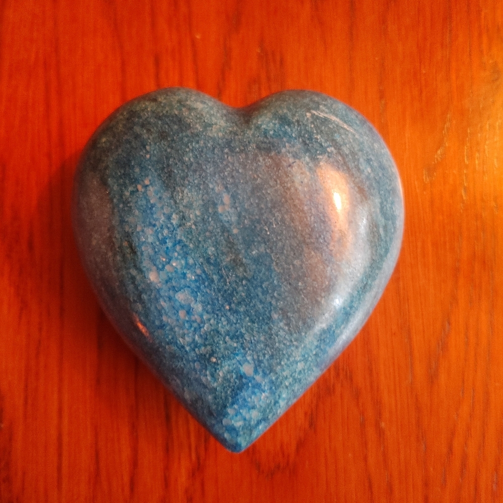 HUGE STONE Turquoise Heart